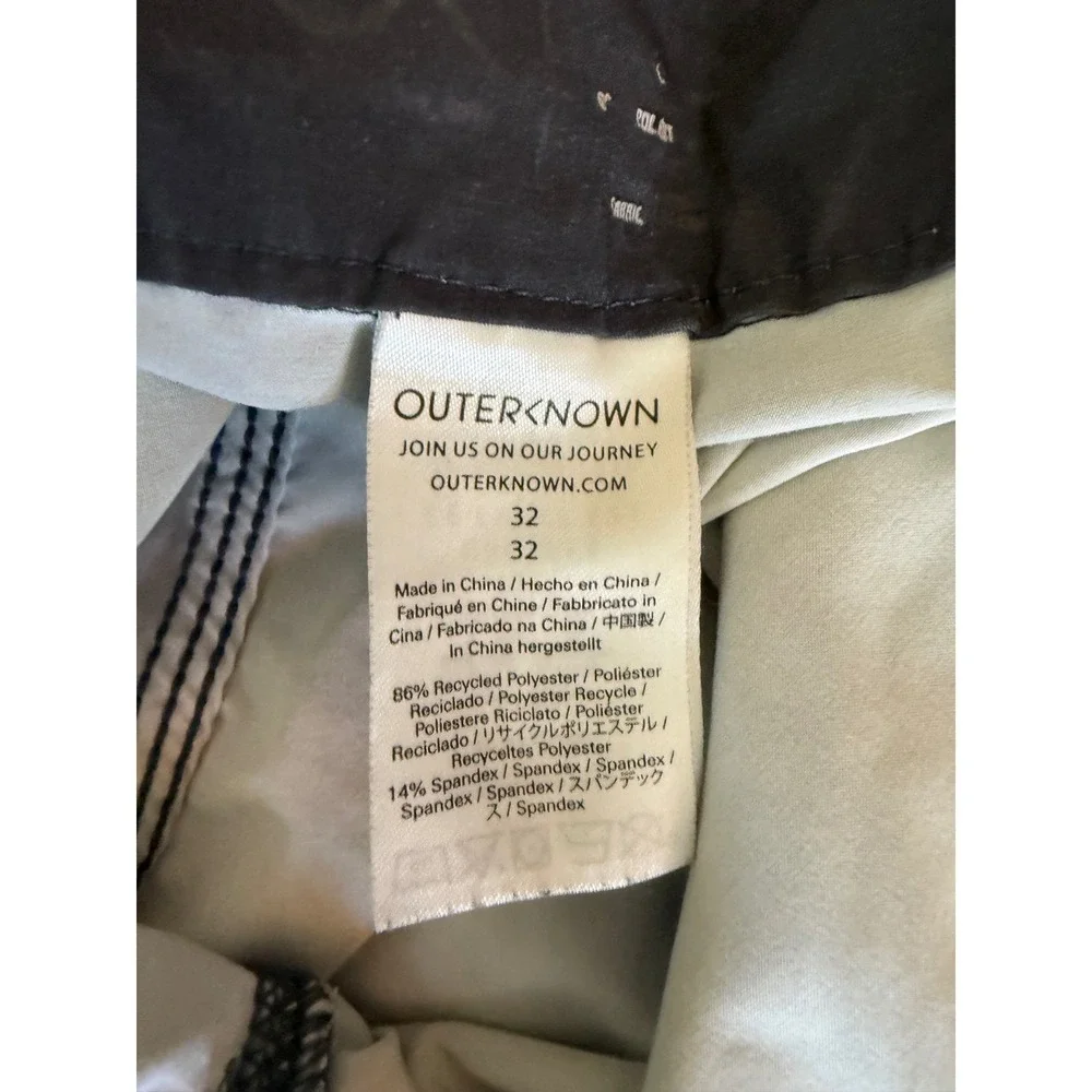 Outerknown Mens Sunset Stripe Board‎ Shorts Size 32 Multicolored Swim Trunks